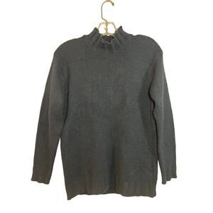 Lauren Ralph Lauren Navy Blue Mock Neck Nautical Anchor Sweater‎ Size Petite XS